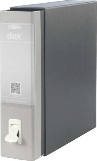 Registratore Dox 1 - dorso 8 cm - commerciale 23x29 7 cm - grigio chiaro - Esselte Cancelleria e prodotti per ufficio/Archivio ufficio e accessori per scrivania/Raccoglitori e accessori per raccoglitori/Raccoglitori/Raccoglitori a leva per documenti Eurocartuccia - Pavullo, Commerciovirtuoso.it