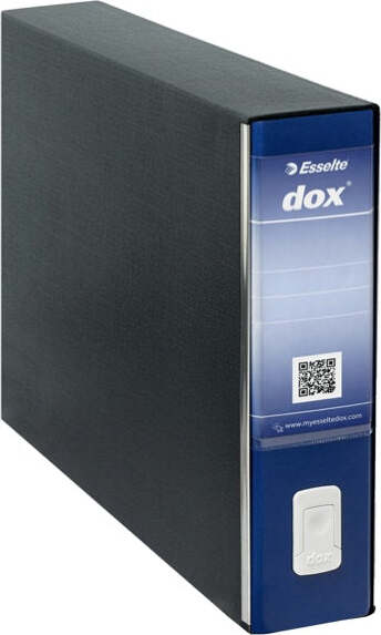 Registratore Dox 10 - dorso 8 cm - 46 x 31 5 cm - blu - Esselte Cancelleria e prodotti per ufficio/Archivio ufficio e accessori per scrivania/Raccoglitori e accessori per raccoglitori/Raccoglitori/Raccoglitori a leva per documenti Eurocartuccia - Pavullo, Commerciovirtuoso.it