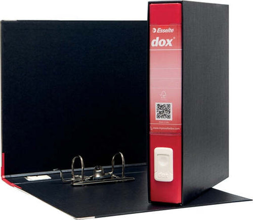 Registratore Dox 4 - dorso 5 cm - commerciale 23x29 7 cm - rosso - Esselte Cancelleria e prodotti per ufficio/Archivio ufficio e accessori per scrivania/Raccoglitori e accessori per raccoglitori/Raccoglitori/Raccoglitori a leva per documenti Eurocartuccia - Pavullo, Commerciovirtuoso.it