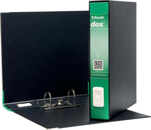 Registratore Dox 4 - dorso 5 cm - commerciale 23x29 7 cm - verde - Esselte Cancelleria e prodotti per ufficio/Archivio ufficio e accessori per scrivania/Raccoglitori e accessori per raccoglitori/Raccoglitori/Raccoglitori a leva per documenti Eurocartuccia - Pavullo, Commerciovirtuoso.it