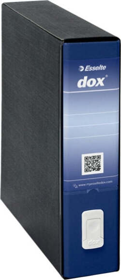 Registratore Dox 9 - dorso 8 cm - 35 x 31 5 cm - blu - Esselte Cancelleria e prodotti per ufficio/Archivio ufficio e accessori per scrivania/Raccoglitori e accessori per raccoglitori/Raccoglitori/Raccoglitori a leva per documenti Eurocartuccia - Pavullo, Commerciovirtuoso.it