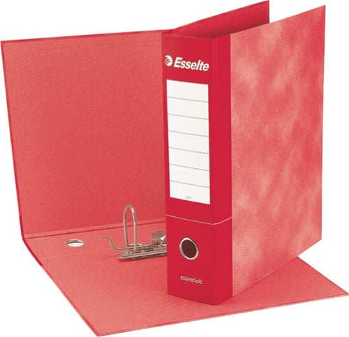 Registratore Essentials G72 - dorso 5 cm - commerciale 23x30 cm - rosso - Esselte [multipack] 8 pezzi Cancelleria e prodotti per ufficio/Archivio ufficio e accessori per scrivania/Raccoglitori e accessori per raccoglitori/Raccoglitori/Raccoglitori a leva per documenti Eurocartuccia - Pavullo, Commerciovirtuoso.it
