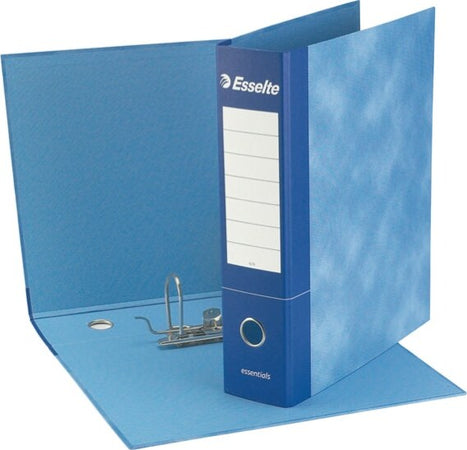 Registratore Essentials G75 - dorso 8 cm - protocollo 23x33 cm - blu - Esselte [multipack] 6 pezzi Cancelleria e prodotti per ufficio/Archivio ufficio e accessori per scrivania/Raccoglitori e accessori per raccoglitori/Raccoglitori/Raccoglitori a leva per documenti Eurocartuccia - Pavullo, Commerciovirtuoso.it