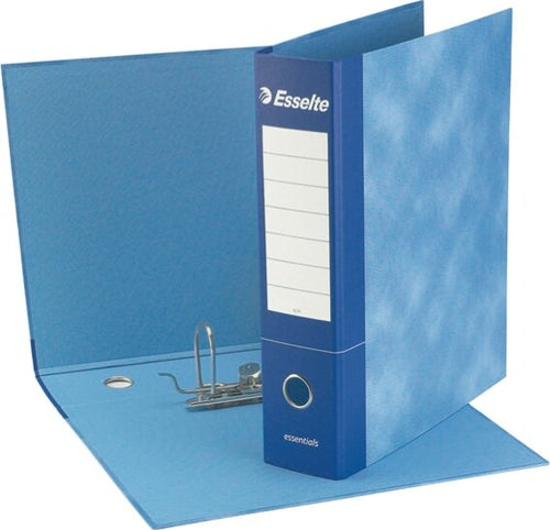 Registratore Essentials G75 - dorso 8 cm - protocollo 23x33 cm - blu - Esselte [multipack] 6 pezzi Cancelleria e prodotti per ufficio/Archivio ufficio e accessori per scrivania/Raccoglitori e accessori per raccoglitori/Raccoglitori/Raccoglitori a leva per documenti Eurocartuccia - Pavullo, Commerciovirtuoso.it