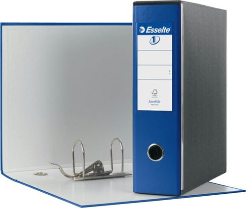 Registratore Eurofile G53 - dorso 8 cm - commerciale 23x30 cm - blu - Esselte Cancelleria e prodotti per ufficio/Archivio ufficio e accessori per scrivania/Raccoglitori e accessori per raccoglitori/Raccoglitori/Raccoglitori a leva per documenti Eurocartuccia - Pavullo, Commerciovirtuoso.it