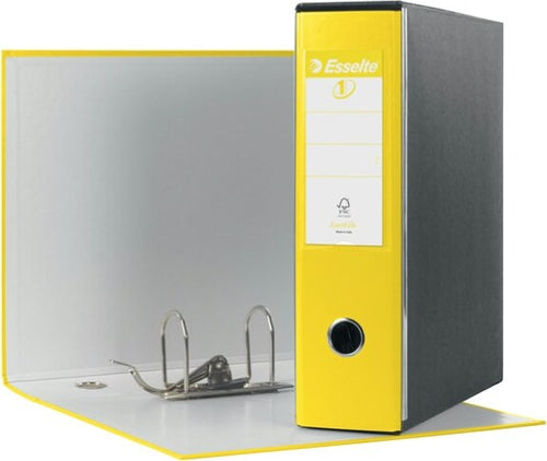Registratore Eurofile G53 - dorso 8 cm - commerciale 23x30 cm - giallo vivida - Esselte Cancelleria e prodotti per ufficio/Archivio ufficio e accessori per scrivania/Raccoglitori e accessori per raccoglitori/Raccoglitori/Raccoglitori a leva per documenti Eurocartuccia - Pavullo, Commerciovirtuoso.it