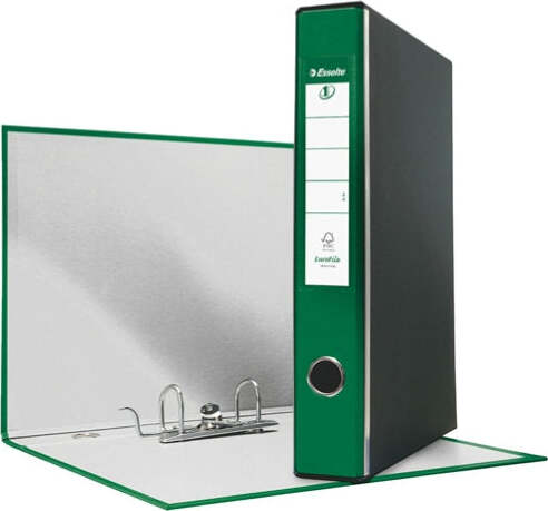 Registratore Eurofile G54 - dorso 5 cm - protocollo 23x33 cm - verde - Esselte Cancelleria e prodotti per ufficio/Archivio ufficio e accessori per scrivania/Raccoglitori e accessori per raccoglitori/Raccoglitori/Raccoglitori a leva per documenti Eurocartuccia - Pavullo, Commerciovirtuoso.it
