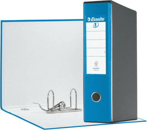 Registratore Eurofile G55 - dorso 8 cm - protocollo 23x33 cm - blu vivida - Esselte Cancelleria e prodotti per ufficio/Archivio ufficio e accessori per scrivania/Raccoglitori e accessori per raccoglitori/Raccoglitori/Raccoglitori a leva per documenti Eurocartuccia - Pavullo, Commerciovirtuoso.it