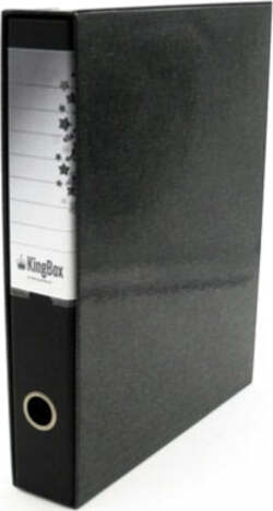 Registratore Kingbox - dorso 5 cm - protocollo 23x33 cm - nero - Starline Cancelleria e prodotti per ufficio/Archivio ufficio e accessori per scrivania/Raccoglitori e accessori per raccoglitori/Raccoglitori/Raccoglitori a leva per documenti Eurocartuccia - Pavullo, Commerciovirtuoso.it