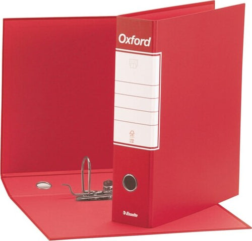Registratore Oxford G83 - dorso 8 cm - commerciale 23x30 cm - rosso - Esselte [multipack] 6 pezzi Cancelleria e prodotti per ufficio/Archivio ufficio e accessori per scrivania/Raccoglitori e accessori per raccoglitori/Raccoglitori/Raccoglitori a leva per documenti Eurocartuccia - Pavullo, Commerciovirtuoso.it