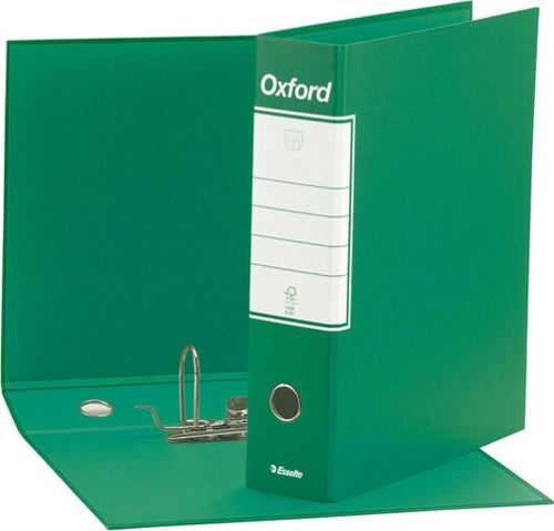 Registratore Oxford G83 - dorso 8 cm - commerciale 23x30 cm - verde - Esselte [multipack] 6 pezzi Cancelleria e prodotti per ufficio/Archivio ufficio e accessori per scrivania/Raccoglitori e accessori per raccoglitori/Raccoglitori/Raccoglitori a leva per documenti Eurocartuccia - Pavullo, Commerciovirtuoso.it