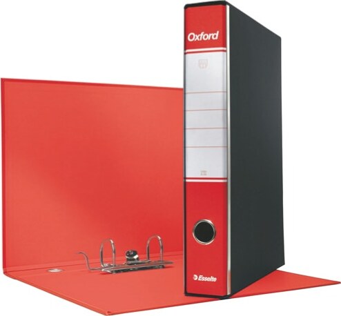 Registratore Oxford G84 - dorso 5 cm - protocollo 23x33 cm - rosso - Esselte [multipack] 8 pezzi Cancelleria e prodotti per ufficio/Archivio ufficio e accessori per scrivania/Raccoglitori e accessori per raccoglitori/Raccoglitori/Raccoglitori a leva per documenti Eurocartuccia - Pavullo, Commerciovirtuoso.it