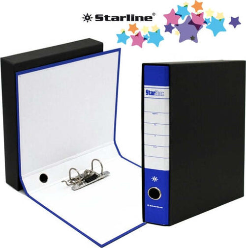 Registratore Starbox - dorso 5 cm - commerciale 23x30 cm - blu - Starline Cancelleria e prodotti per ufficio/Archivio ufficio e accessori per scrivania/Raccoglitori e accessori per raccoglitori/Raccoglitori/Raccoglitori a leva per documenti Eurocartuccia - Pavullo, Commerciovirtuoso.it