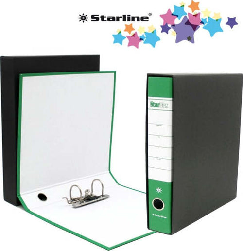 Registratore Starbox - dorso 5 cm - commerciale 23x30 cm - verde - Starline Cancelleria e prodotti per ufficio/Archivio ufficio e accessori per scrivania/Raccoglitori e accessori per raccoglitori/Raccoglitori/Raccoglitori a leva per documenti Eurocartuccia - Pavullo, Commerciovirtuoso.it