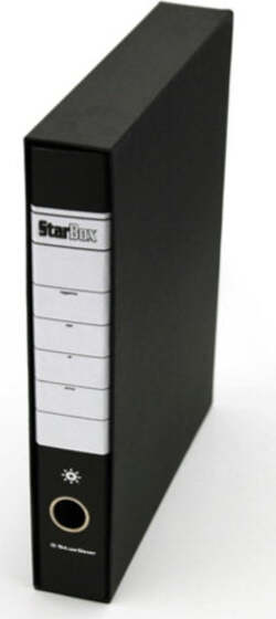 Registratore Starbox - dorso 5 cm - protocollo 23x33 cm - nero - Starline [multipack] 18 pezzi Cancelleria e prodotti per ufficio/Archivio ufficio e accessori per scrivania/Raccoglitori e accessori per raccoglitori/Raccoglitori/Raccoglitori a leva per documenti Eurocartuccia - Pavullo, Commerciovirtuoso.it