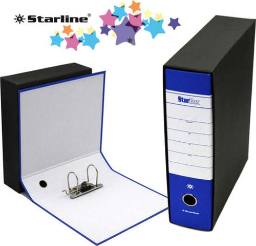 Registratore Starbox - dorso 8 cm - commerciale 23x30 cm - blu - Starline Cancelleria e prodotti per ufficio/Archivio ufficio e accessori per scrivania/Raccoglitori e accessori per raccoglitori/Raccoglitori/Raccoglitori a leva per documenti Eurocartuccia - Pavullo, Commerciovirtuoso.it