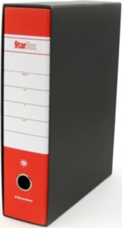 Registratore Starbox - dorso 8 cm - protocollo 23x33 cm - rosso - Starline [multipack] 12 pezzi Cancelleria e prodotti per ufficio/Archivio ufficio e accessori per scrivania/Raccoglitori e accessori per raccoglitori/Raccoglitori/Raccoglitori a leva per documenti Eurocartuccia - Pavullo, Commerciovirtuoso.it