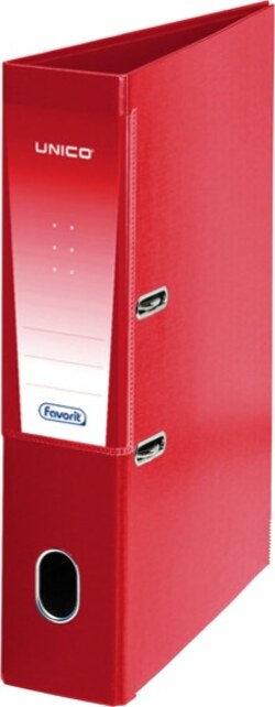Registratore Unico Rado - dorso 8 cm - protocollo 23x33 cm - rosso - Favorit Cancelleria e prodotti per ufficio/Archivio ufficio e accessori per scrivania/Raccoglitori e accessori per raccoglitori/Raccoglitori/Raccoglitori a leva per documenti Eurocartuccia - Pavullo, Commerciovirtuoso.it
