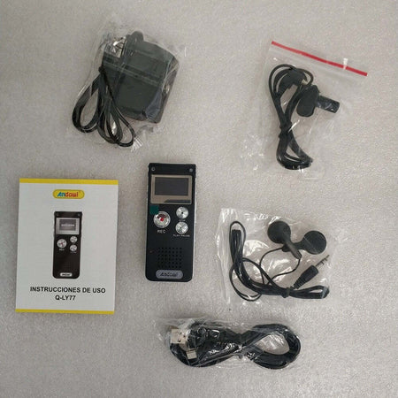Registratore Vocale Digitale Professionale 8 Gb Schermo Lcd Funzione Mp3 Q-ly77 Elettronica/Audio e video portatile/Registratori vocali digitali Trade Shop italia - Napoli, Commerciovirtuoso.it