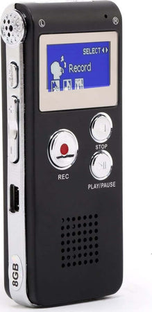 Registratore Vocale Digitale Professionale 8 Gb Schermo Lcd Funzione Mp3 Q-ly77 Elettronica/Audio e video portatile/Registratori vocali digitali Trade Shop italia - Napoli, Commerciovirtuoso.it