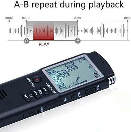 Registratore Vocale Digitale Registrazione Audio Da 8gb Con Schermo Lcd Q-lc503 Elettronica/Audio e video portatile/Registratori vocali digitali Trade Shop italia - Napoli, Commerciovirtuoso.it
