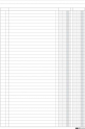 Registro a 2 colonne - 31 x 24cm - 100 fogli - Edipro Cancelleria e prodotti per ufficio/Archivio ufficio e accessori per scrivania/Modulistica e conservazione registri/Libri e registri contabili Eurocartuccia - Pavullo, Commerciovirtuoso.it