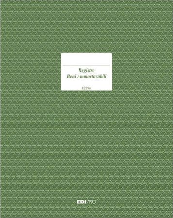 Registro cespiti ammortizzabili - 31 x 24 5cm - 47pg - numerate - Edipro Cancelleria e prodotti per ufficio/Archivio ufficio e accessori per scrivania/Modulistica e conservazione registri/Libri e registri contabili Eurocartuccia - Pavullo, Commerciovirtuoso.it