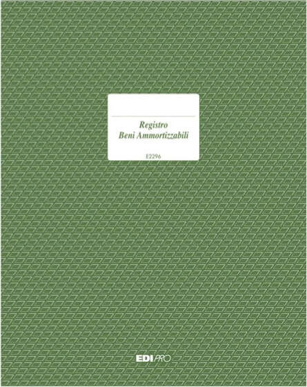 Registro cespiti ammortizzabili - 31 x 24 5cm - 47pg - numerate - Edipro Cancelleria e prodotti per ufficio/Archivio ufficio e accessori per scrivania/Modulistica e conservazione registri/Libri e registri contabili Eurocartuccia - Pavullo, Commerciovirtuoso.it