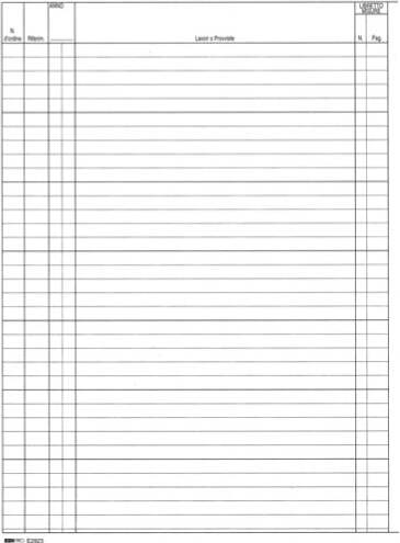 Registro contabilitA' dei lavori - 31 x 21cm - 47pg - numerate - Edipro Cancelleria e prodotti per ufficio/Archivio ufficio e accessori per scrivania/Modulistica e conservazione registri/Libri e registri contabili Eurocartuccia - Pavullo, Commerciovirtuoso.it