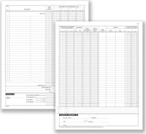 Registro Corrispettivi - 16 pagine numerate - 31 x 24 5 cm - DU1386N0000 - Data Ufficio Cancelleria e prodotti per ufficio/Archivio ufficio e accessori per scrivania/Modulistica e conservazione registri/Libri e registri contabili Eurocartuccia - Pavullo, Commerciovirtuoso.it