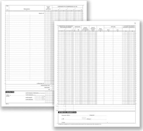 Registro Corrispettivi - 16 pagine numerate - 31 x 24 5 cm - DU1386N0000 - Data Ufficio Cancelleria e prodotti per ufficio/Archivio ufficio e accessori per scrivania/Modulistica e conservazione registri/Libri e registri contabili Eurocartuccia - Pavullo, Commerciovirtuoso.it