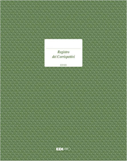 Registro Iva corrispettivi - 31 x 24 5cm - 15pg - numerate - Edipro Cancelleria e prodotti per ufficio/Archivio ufficio e accessori per scrivania/Modulistica e conservazione registri/Libri e registri contabili Eurocartuccia - Pavullo, Commerciovirtuoso.it