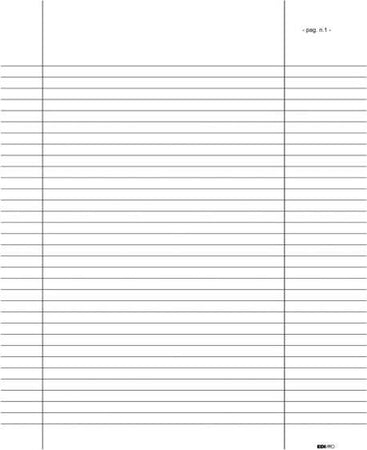 Registro verbale assemblea - 31 x 24 5 - 92pg - numerate - Edipro Cancelleria e prodotti per ufficio/Archivio ufficio e accessori per scrivania/Modulistica e conservazione registri/Libri e registri contabili Eurocartuccia - Pavullo, Commerciovirtuoso.it