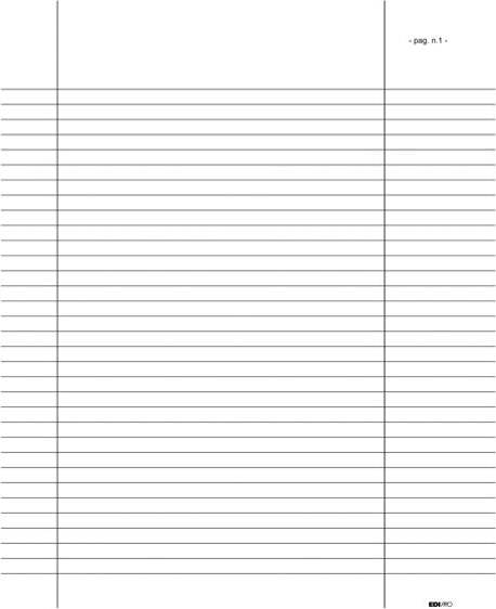 Registro verbale assemblea - 31 x 24 5 - 92pg - numerate - Edipro Cancelleria e prodotti per ufficio/Archivio ufficio e accessori per scrivania/Modulistica e conservazione registri/Libri e registri contabili Eurocartuccia - Pavullo, Commerciovirtuoso.it