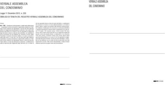 Registro verbali assemblea condominio - 31 x 24 5cm - 96 fogli - Edipro Cancelleria e prodotti per ufficio/Archivio ufficio e accessori per scrivania/Modulistica e conservazione registri/Libri e registri contabili Eurocartuccia - Pavullo, Commerciovirtuoso.it