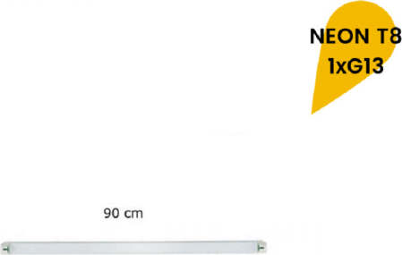 Reglette-Plafoniera-Neon-Led-T8-Da-Interno-Tubo-G13-90-Cm-Parete-Soffitto-T8-90a
