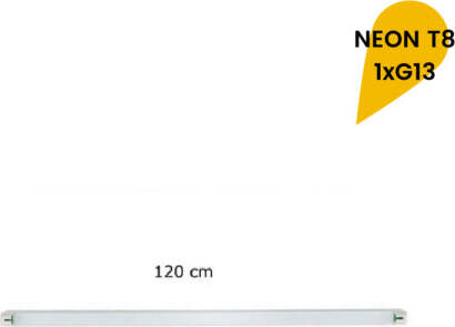 Reglette-Plafoniera-Neon-Led-T8-Interno-Tubo-G13-120-Cm-Parete-Soffitto-T8-120a