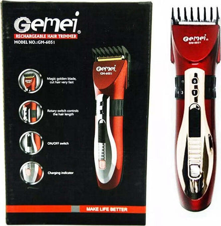 Regolabarba Taglia Capelli Trimmer Professionale A Batteria Ricaricabile Gm-6051 Salute e Bellezza > Depilazione e rasatura > Rasoi e Tagliacapelli Trade Shop italia - Napoli, Commerciovirtuoso.it