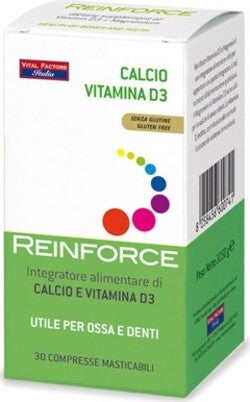 Reinforce-Calcio+Vit-D-integratore-alimentare-30-compresse-Farmaderbe