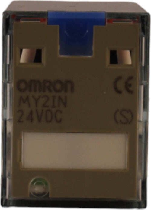 Relè-2-vie-24VDC-led-+-pulsante-test-Omron
