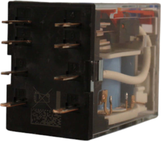 Relè-2-vie-24VDC-led-+-pulsante-test-Omron
