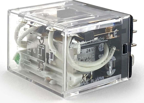 Relè-di-potenza-Led+diodo-4-vie-10A-per-zoccolo-Omron