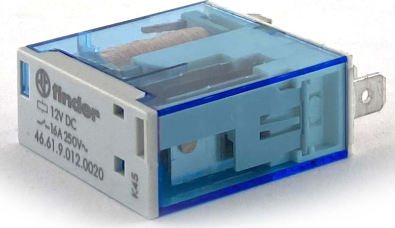 Relè-industriale-faston-4,8-1vie-16A-12VCC-Finder