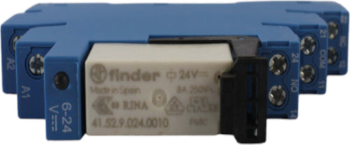 Relè-slim-8A-24VDC-serie-38-DPDT-Finder