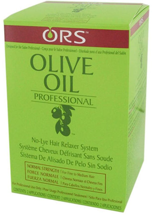RELAXER KIT STIRAGGIO PER CAPELLI AFRO ALL’OLIO DI OLIVA DUE APPLICAZIONI
