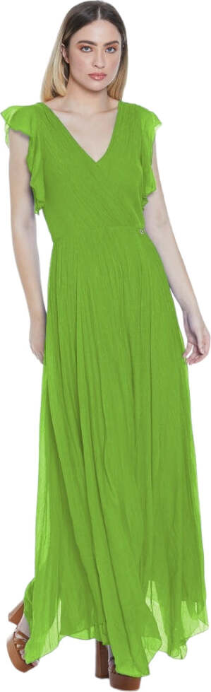 Relish-abito-lungo-verde-mela-Azzurrina