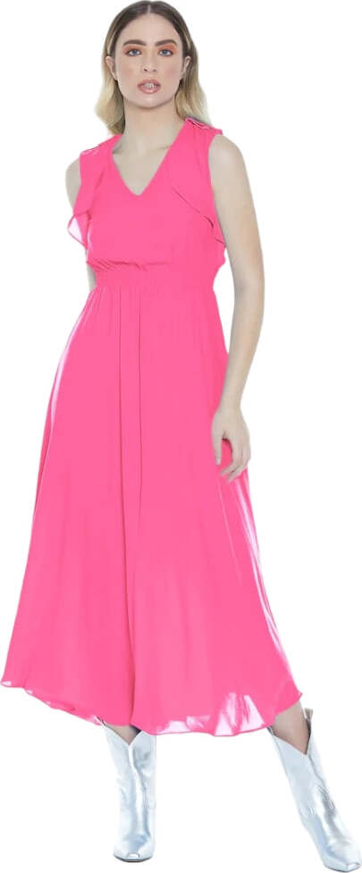 Relish-vestito-lungo-fuxia-Misam