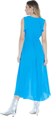 Relish-vestito-lungo-turchese-Misan