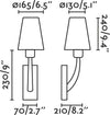 REM Lampada da parete nichel opaco/nera Illuminazione/Illuminazione per interni/Illuminazioni per pareti/Applique Led Mall Home - Napoli, Commerciovirtuoso.it