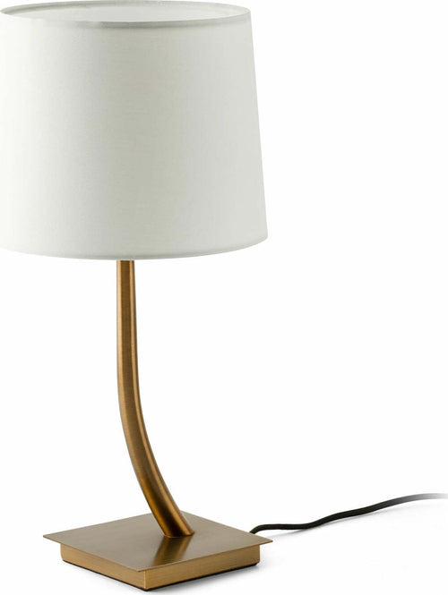REM Lampada da tavolo bronzo/bianca Illuminazione/Illuminazione per interni/Lampade/Lampade da tavolo e abat-jour Led Mall Home - Napoli, Commerciovirtuoso.it